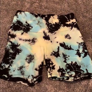 PINK Yoga high-waisted bike shorts